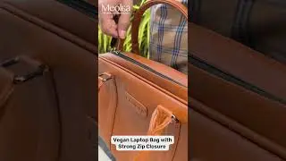 Carrying style and sustainability on your shoulder with this vegan laptop bag! 🌱👩&zwj;💻