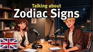 Zodiac Signs in Easy English 😇 12 Signs, Personality Words & Fun Examples | Pop Off English