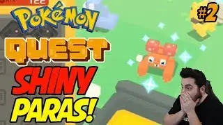 HILARIOUS POKEMON QUEST SHINY PARAS! The Paras King Strikes in Pokemon Quest!
