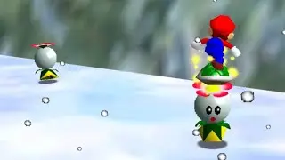 Super Mario 64 (N64) [RA] Cool Shell Ride for Golden Coins