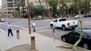 США. Платная парковка в даун таун Финикса.