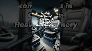 Explore the features of a Heavy Machinery cabin. #HeavyMachinery #Engineering #OperatorLife #mining
