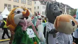 Mascottchen-Rennen auf dem Bayerischen Landesturnfest 2019 / #turnfest 19