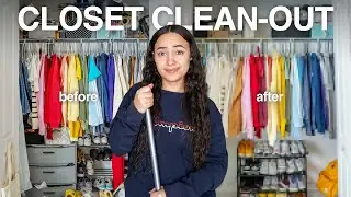 I Finally Cleaned Out My Closet (Huge Transformation!) 🧺✨🤍