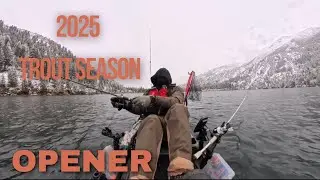 Kayak Fishing the 2025 Mono County Trout Opener at Bridgeport