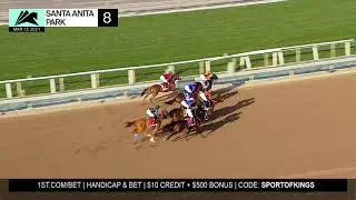 Swiss Skydiver wins the Grade 1 Beholder Mile on March 13th, 2021 at Santa Anita Park.