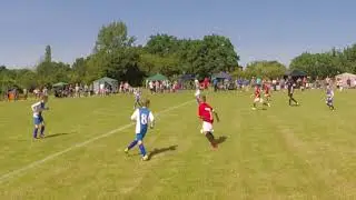 GWFA Student Cameron Williamson Aged 7 playing in summer tournaments a year up 2017