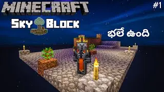Skyblock #1 | Minecraft In Telugu | THE COSMIC BOY