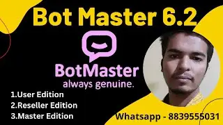 🔥 Bot master 6.2 Software with License key Botmaster 6.2 latest software Bot master 6.2