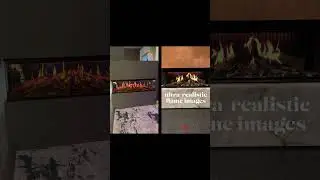 Confronto fiamma camino elettrico Evonic Genesis - DRU Virtuo #camino #fireplace #electricfireplace