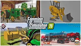 Farm Sim News - Toy Tractor WORKING, K9 Dozer Blade, Loader w.Legs, & More! | Farming Simulator 25