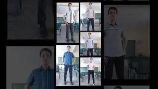 Modilng the latest DepEd uniform for male