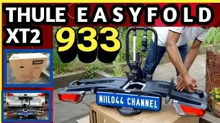 THULE | EasyFold XT2 933 | E-Bikes & Fahrradträger Anhängerkupplung | Praktisch & Einfach | TOP