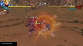 DRAGON BALL XENOVERSE 2 Goku black vs trunks