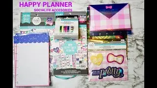 Happy Planner Socialite Accessories and Sticker Book Flip Through