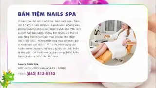 B&Aacute;N TiỆM NAIL SPA Lakeland, Florida