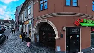 BRAȘOV Walking Tour 4K 360&deg; | Old Town & Black Church 🎧 Immersive City Walk