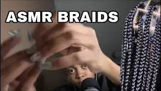 ASMR Braiding Your Hair In 1 Minute (Fast Asmr)