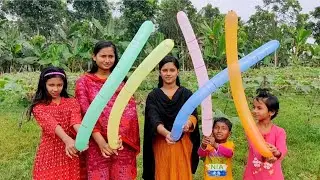 outdoor fun with Rocket Balloon and learn colors for kids by I kids episode -58.