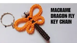 GANTUNGAN KUNCI CAPUNG TALI KUR,FAYAZ MACRAME,MACRAME KEY CHAIN,DRAGON FLY,MACRAME,TALI KUR