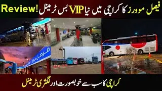 Faisal Movers New Karachi Transit Bus Terminal Review - Karachi's Best Terminal