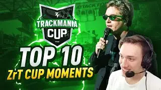 CarlJr. reacts to TOP 10 TRACKMANIA - ZrT Cup Moments