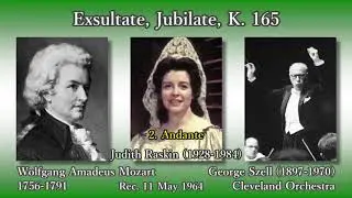 Mozart: Exsultate jubilate, Raskin & Szell (1964) モーツァルト エクスルターテ・ユビラーテ ラスキン＆セル