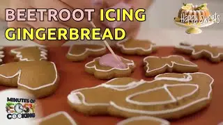 Natural Food Coloring for Cookies | Beetroot Iced Gingerbread