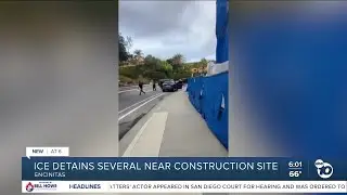 Multiple people detained in Encinitas during ICE raid near construction site