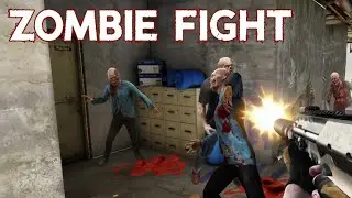 Zombie Fight Begins | Trapped Room Survival Shooting Gameplay