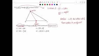 Geometry Regents January 2025 Part I Multiple Choice #9
