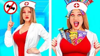 How To Sneak Food Into Hospital | Funny Situations by DaGaDa Challenge