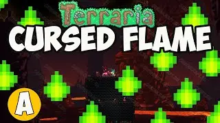 Terraria how to get CURSED FLAME (EASY) | Terraria Cursed Flame