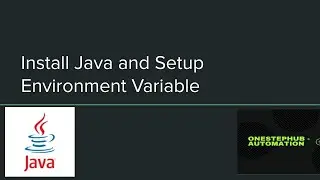 Quick Bytes  - Install & Configure Java