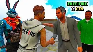 Free Fire X Gta ❤️ || Adam Vs Trevor || Part 1|| Free Fire 3D Animation Video 🔥 