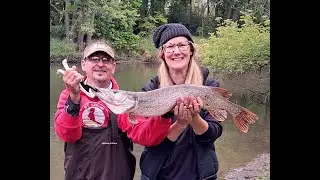Monster Northern on the Kishwaukee River