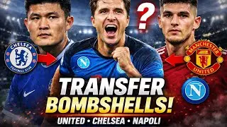 TRANSFER BOMBSHELLS! Man United Chase Muharemovic,Chelsea Target Kim Min-jae, Napoli Push for Chiesa