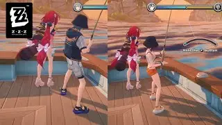 Belle VS Wise Fishing in Their Summer Outfit | Zenless Zone Zero 2.1