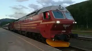 Nordlandbana Di 4  🚂  4653 Rognan Station Norway
