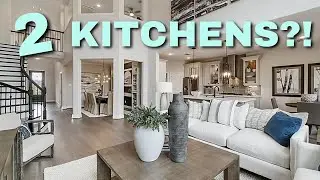 This STUNNING Home Has 2 Kitchens!  Luxury Home Tour w/ PREP KITCHEN