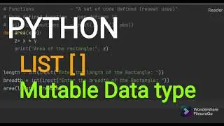 PYTHON | LIST Data Type | Class 11 computer science #pythonlist #cbse #datatype