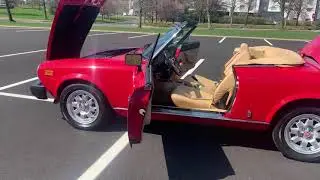 1981 Fiat 2000 Spider Exterior and Interior Walk Around Video