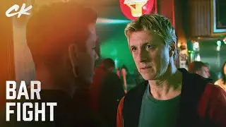Johnny and Tommy Reunite for Epic Bar Brawl | Cobra Kai (William Zabka, Rob Garrison)
