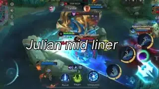 Gameplay julian mid lanner #mlbb #mobilelegends 