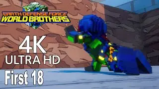 Earth Defense Force World Brothers - First 18 Minutes Gameplay [4K]