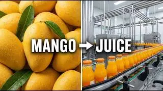 How Mango Juice Is Made in Factories | Mango Juice Production Process | Core Factory