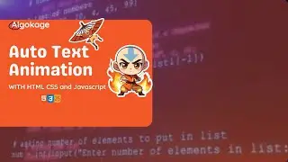 Auto Text Effect Using HTML, CSS & JavaScript | Typewriter Animation Tutorial
