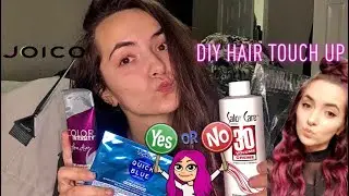 РУКОВОДСТВО ПО САМОСТОЯТЕЛЬНОМУ ПОДКРАШИВАНИЮ ВОЛОС || Осветлитель L'OREAL QUICK BLUE и полуперманентная краска для волос JOICO INTENSITY