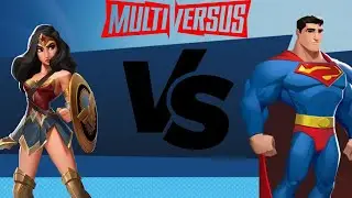 Wonder Woman VS Superman - Multiversus Gameplay