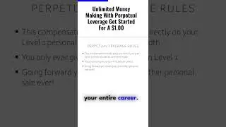 Unlimited money making with perpetual leverage the Power Lead System